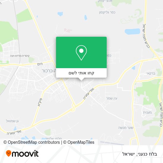 מפת בלוז כנעני