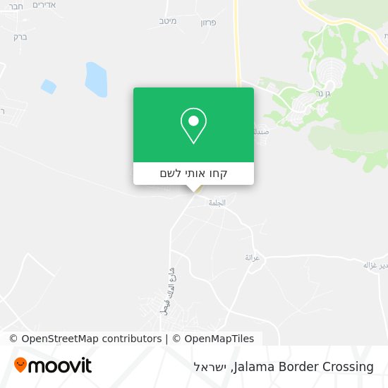 מפת Jalama Border Crossing