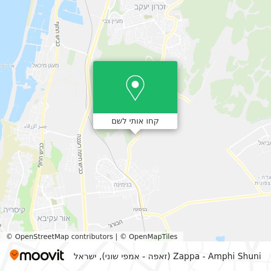 מפת Zappa - Amphi Shuni (זאפה - אמפי שוני)