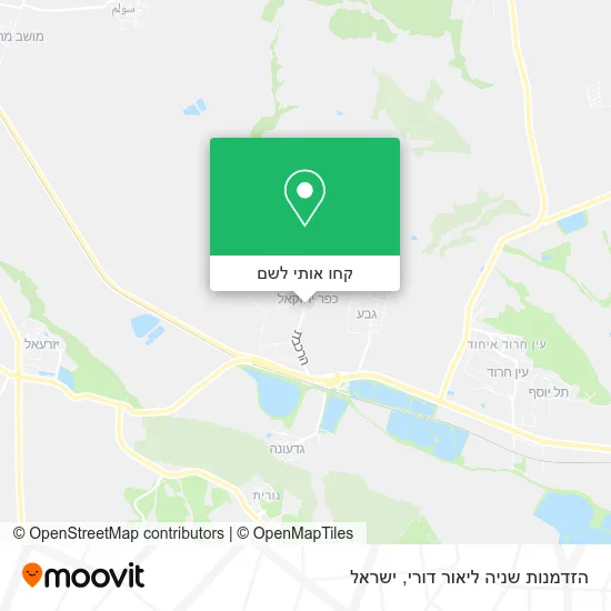 מפת הזדמנות שניה ליאור דורי