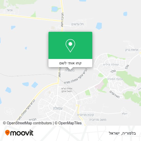 מפת בלפוריה