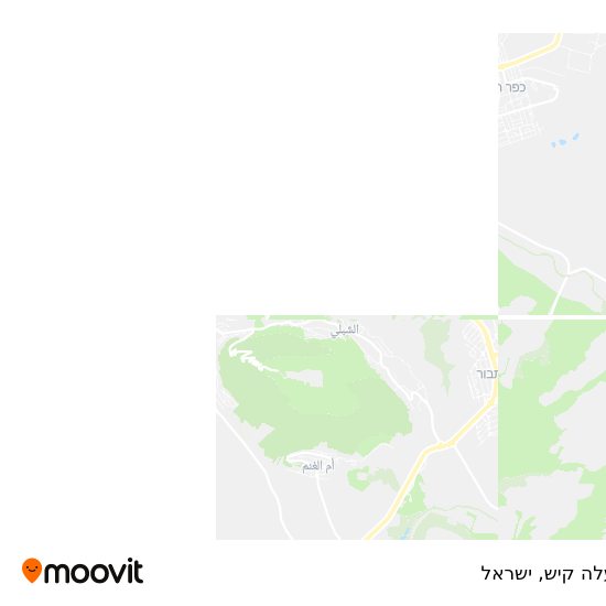 מפת מעלה קיש