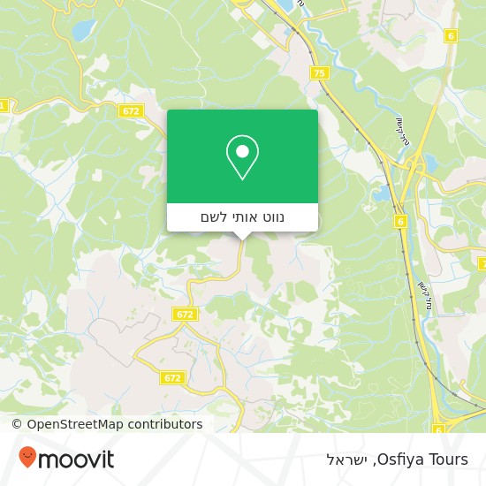 מפת Osfiya Tours
