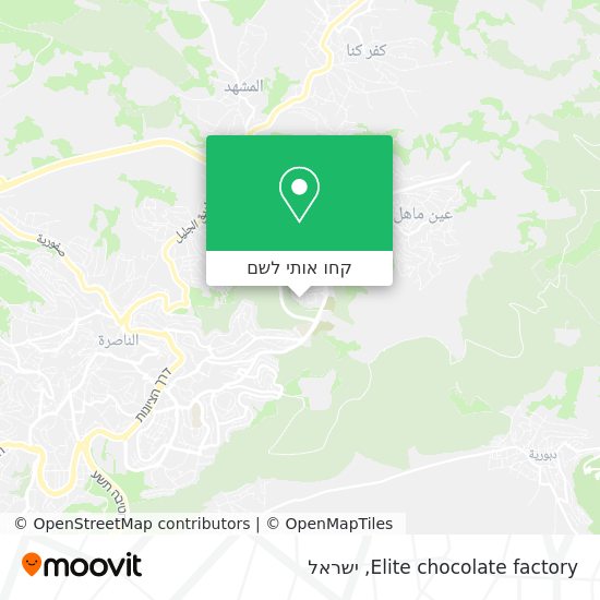 מפת Elite chocolate factory
