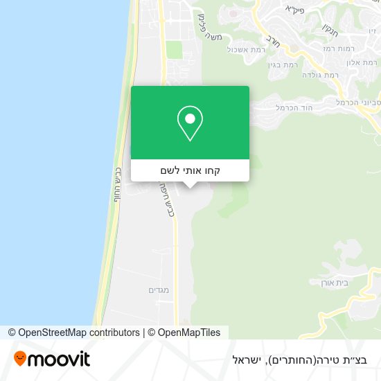 מפת בצ״ת טירה(החותרים)