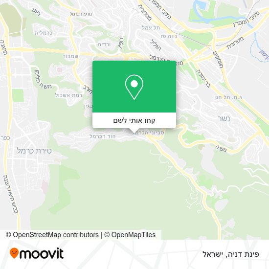 מפת פינת דניה