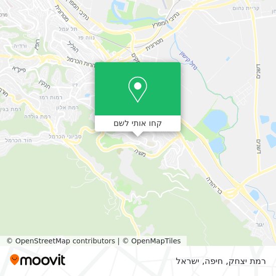מפת רמת יצחק, חיפה