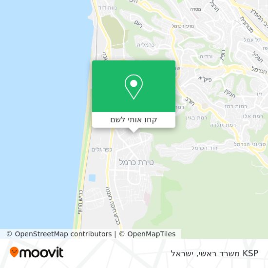 מפת KSP משרד ראשי