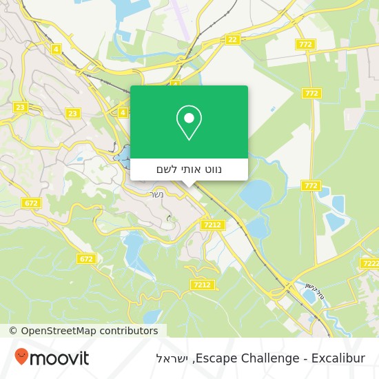 מפת Escape Challenge - Excalibur