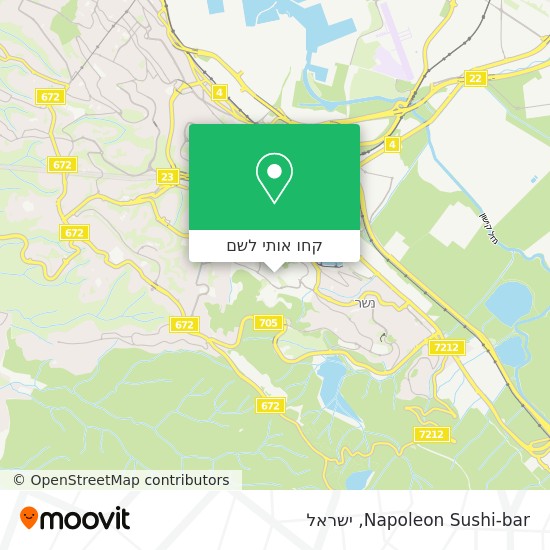 מפת Napoleon Sushi-bar