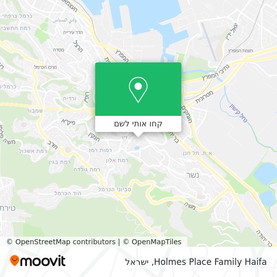 מפת Holmes Place Family Haifa