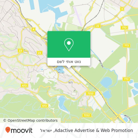 מפת Adactive Advertise & Web Promotion