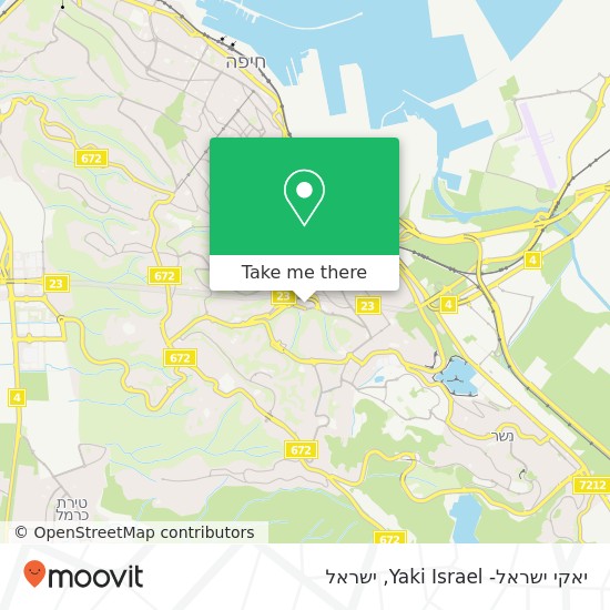 מפת יאקי ישראל- Yaki Israel