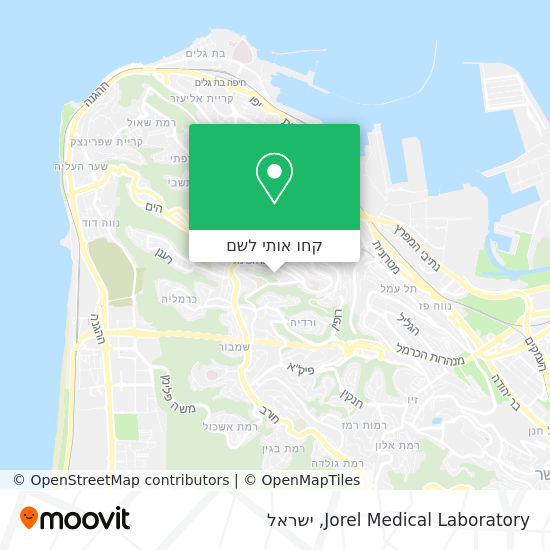 מפת Jorel Medical Laboratory