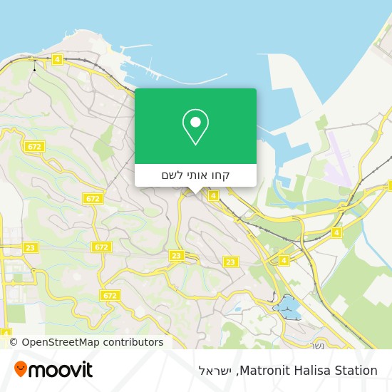 מפת Matronit Halisa Station