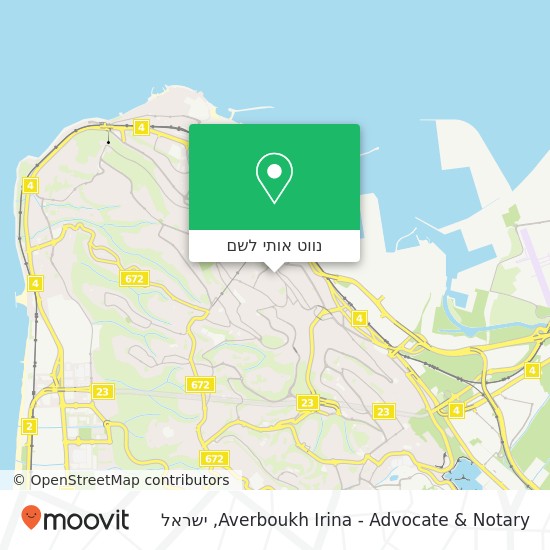 מפת Averboukh Irina - Advocate & Notary