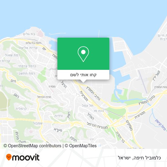 מפת כלמוביל חיפה
