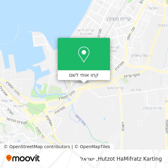 מפת Hutzot HaMifratz Karting