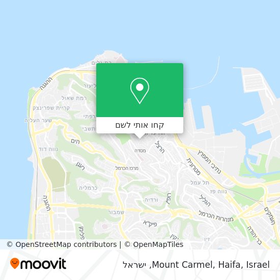 מפת Mount Carmel, Haifa, Israel