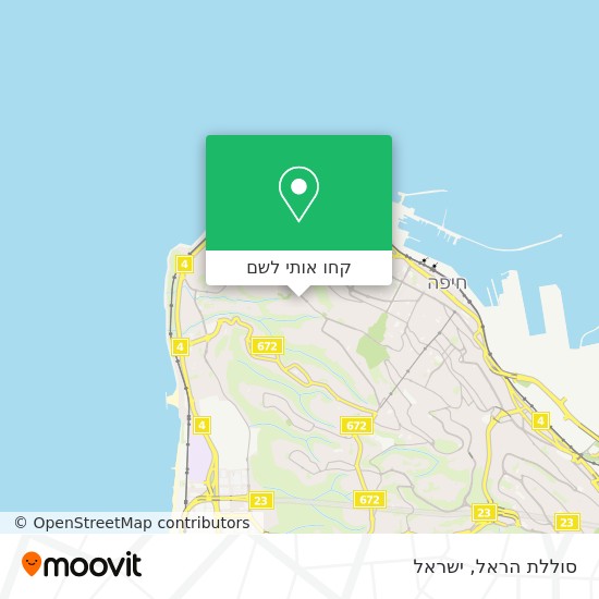 מפת סוללת הראל