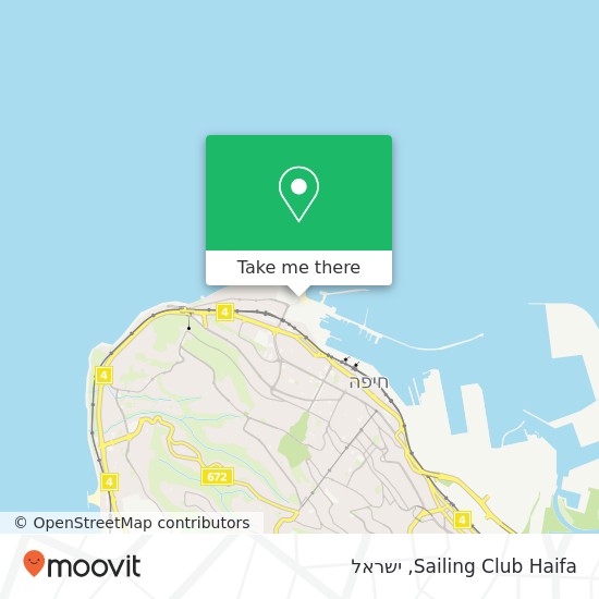 מפת Sailing Club Haifa