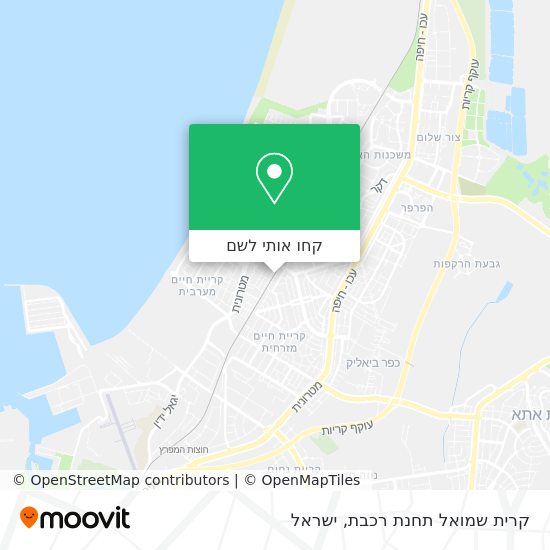 מפת קרית שמואל תחנת רכבת