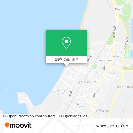 מפת אולפן ספיר