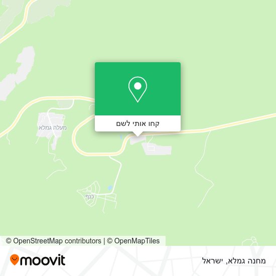 מפת מחנה גמלא