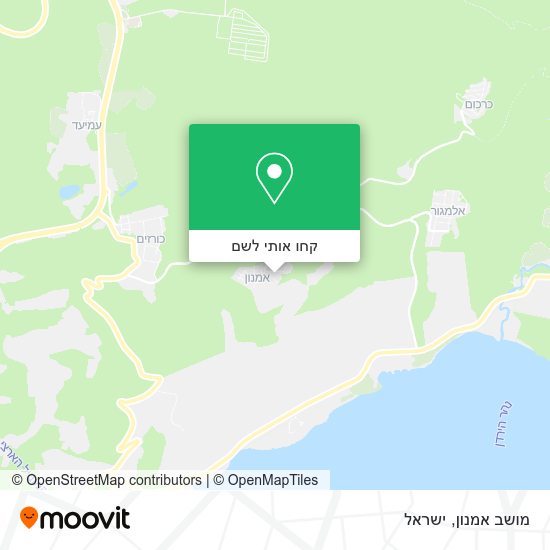 מפת מושב אמנון