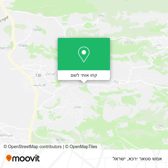 מפת אמש סטאר ירכא