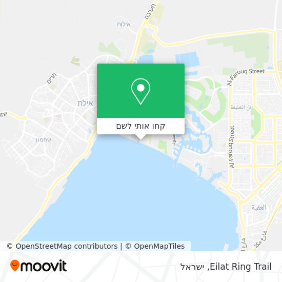 מפת Eilat Ring Trail