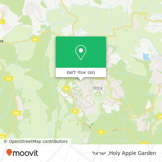 מפת Holy Apple Garden