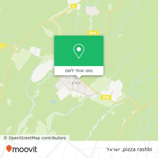 מפת pizza rashbi