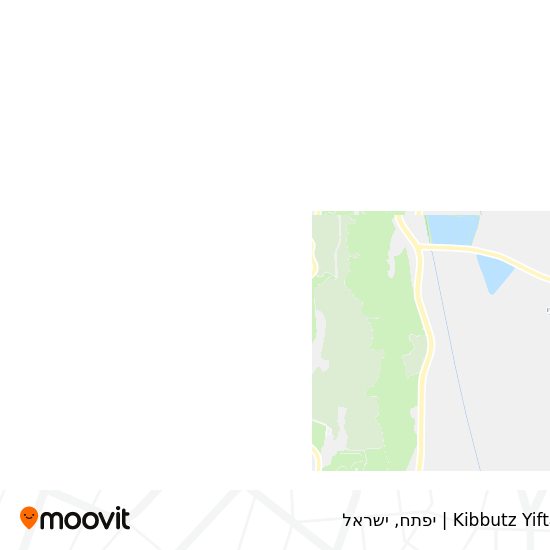 מפת Kibbutz Yiftah | יפתח
