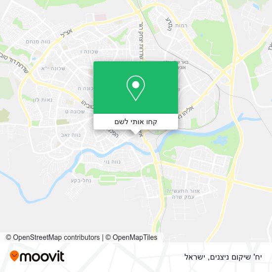 מפת יח' שיקום ניצנים