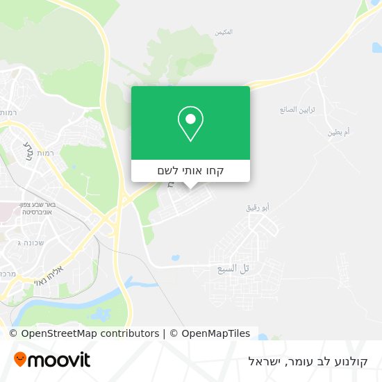 מפת קולנוע לב עומר