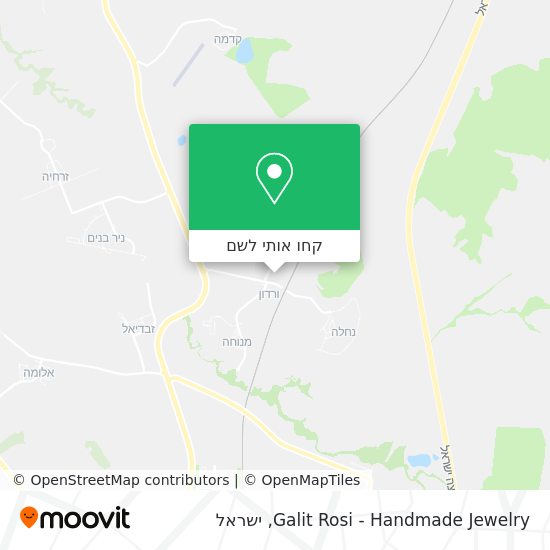 מפת Galit Rosi - Handmade Jewelry