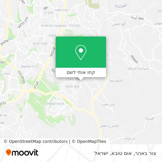 מפת צור באהר, אום טובא