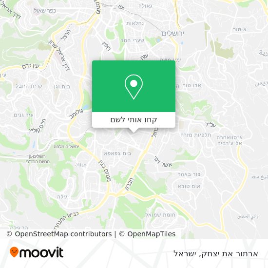 מפת ארתור את יצחק