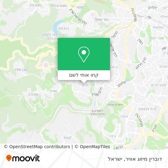 מפת דוברין מיזוג אוויר