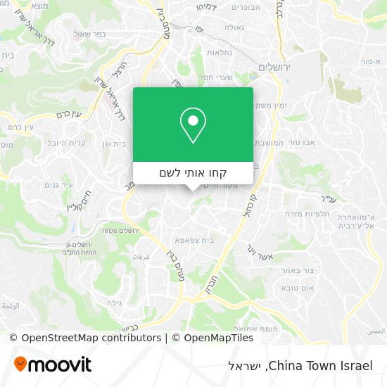 מפת China Town Israel