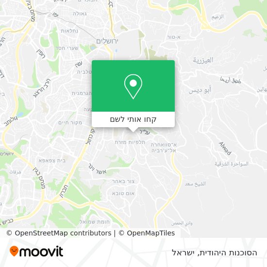 מפת הסוכנות היהודית