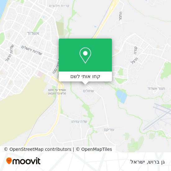 מפת גן ברוש