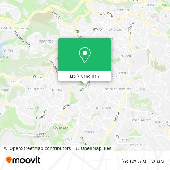 מפת מגרש חניה