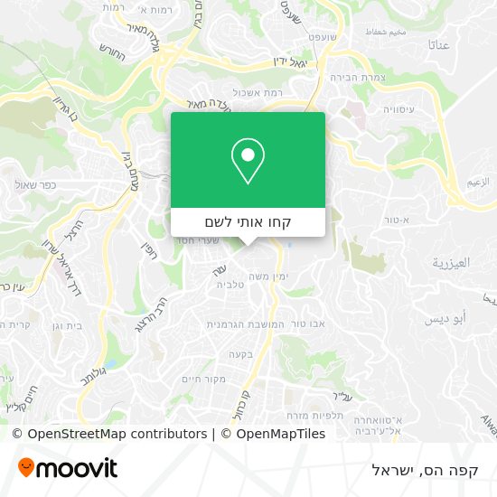 מפת קפה הס