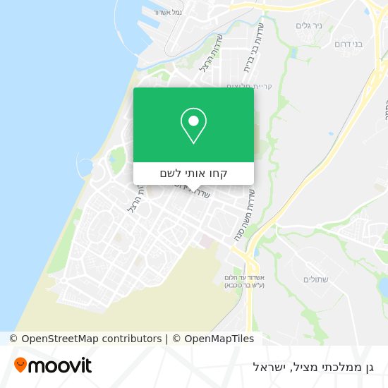 מפת גן ממלכתי מציל