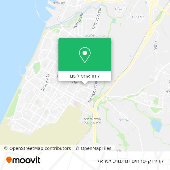 מפת קו ירוק-פרחים ומתנות