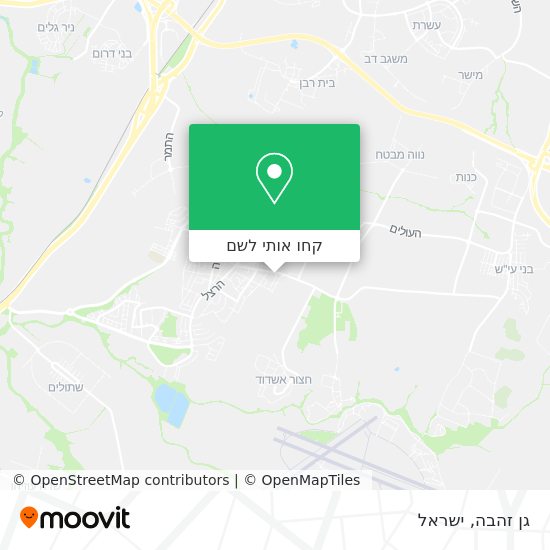 מפת גן זהבה