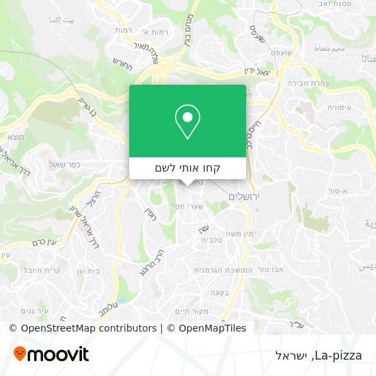 מפת La-pizza