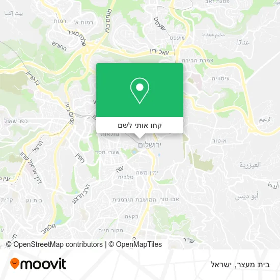 מפת בית מעצר